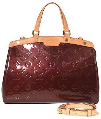 Louis Vuitton Brea MM Monogram Vernis Patent Leather Top .